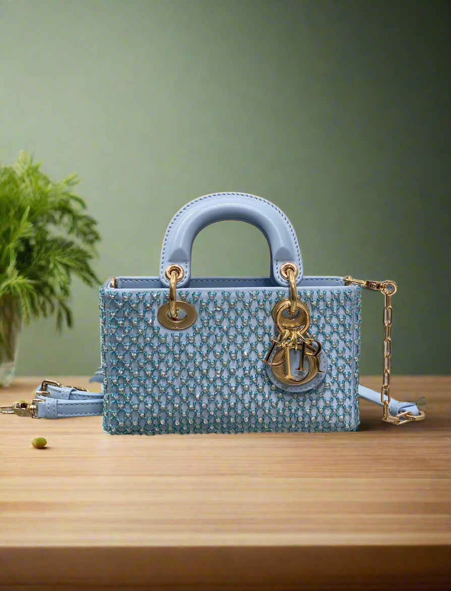 Classic christian dior style shoulder bag leather tote for women luxury fashion
