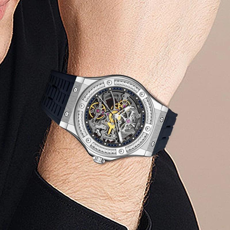 Haofa skeleton,Luxury automatic mechanical watch