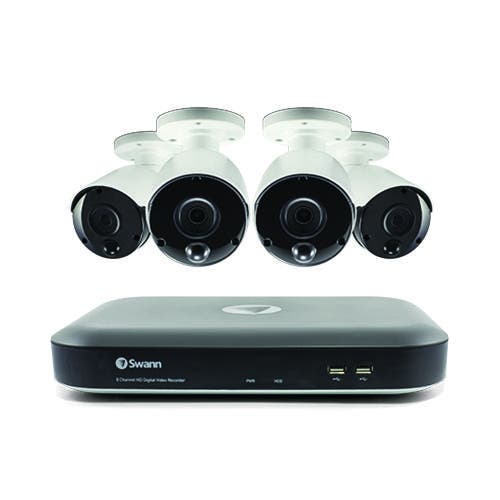 NNEKG 4 Channel DVR with 4 x 4K Ultra HD Heat & Motion Detection Security Cameras System (SWDVK 455804)-2
