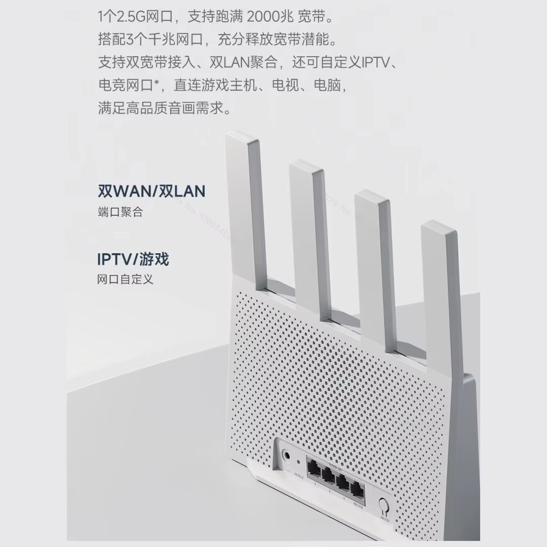 Router BE3600 Wifi 7 Dual-Band Qualcomm Quad-Core Gaming Acceleration 3570Mbps Dual WAN LAN Mesh Network Repeater VPN