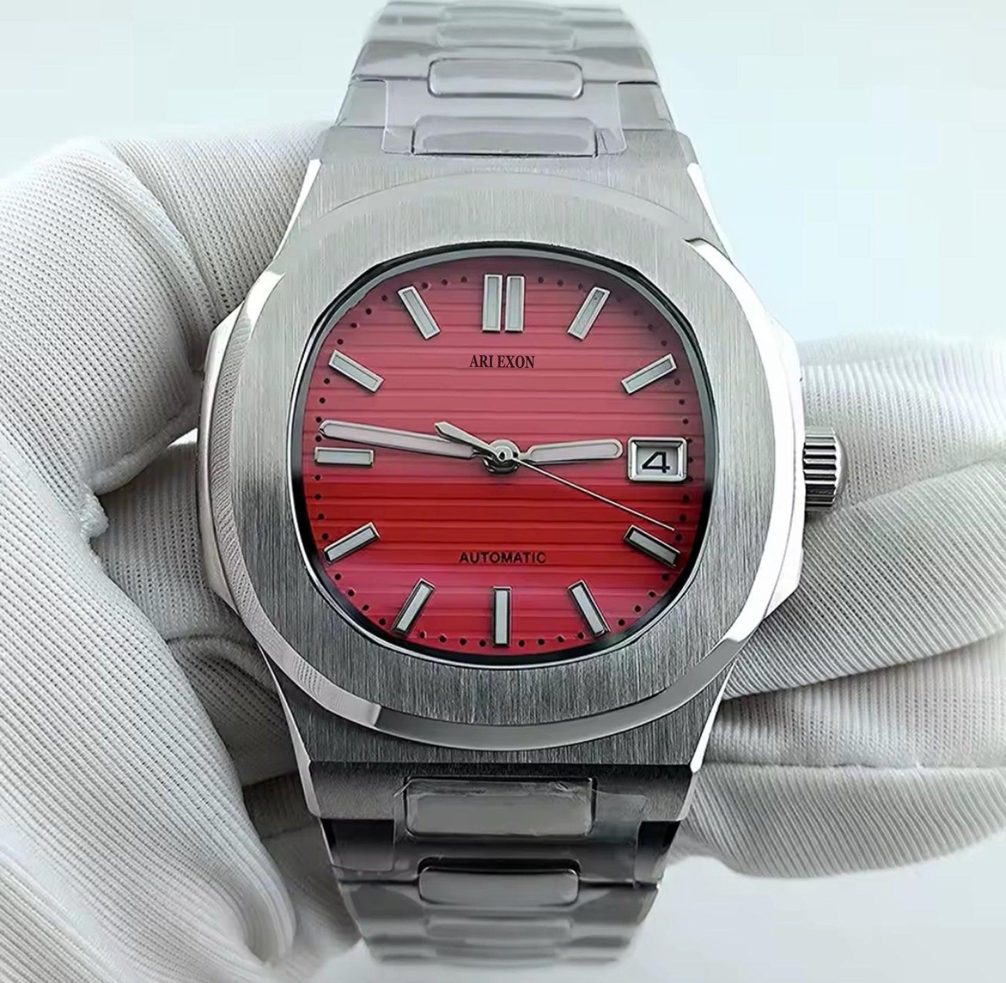 ARI EXON: timeless elegance stainless steel mechanical watch