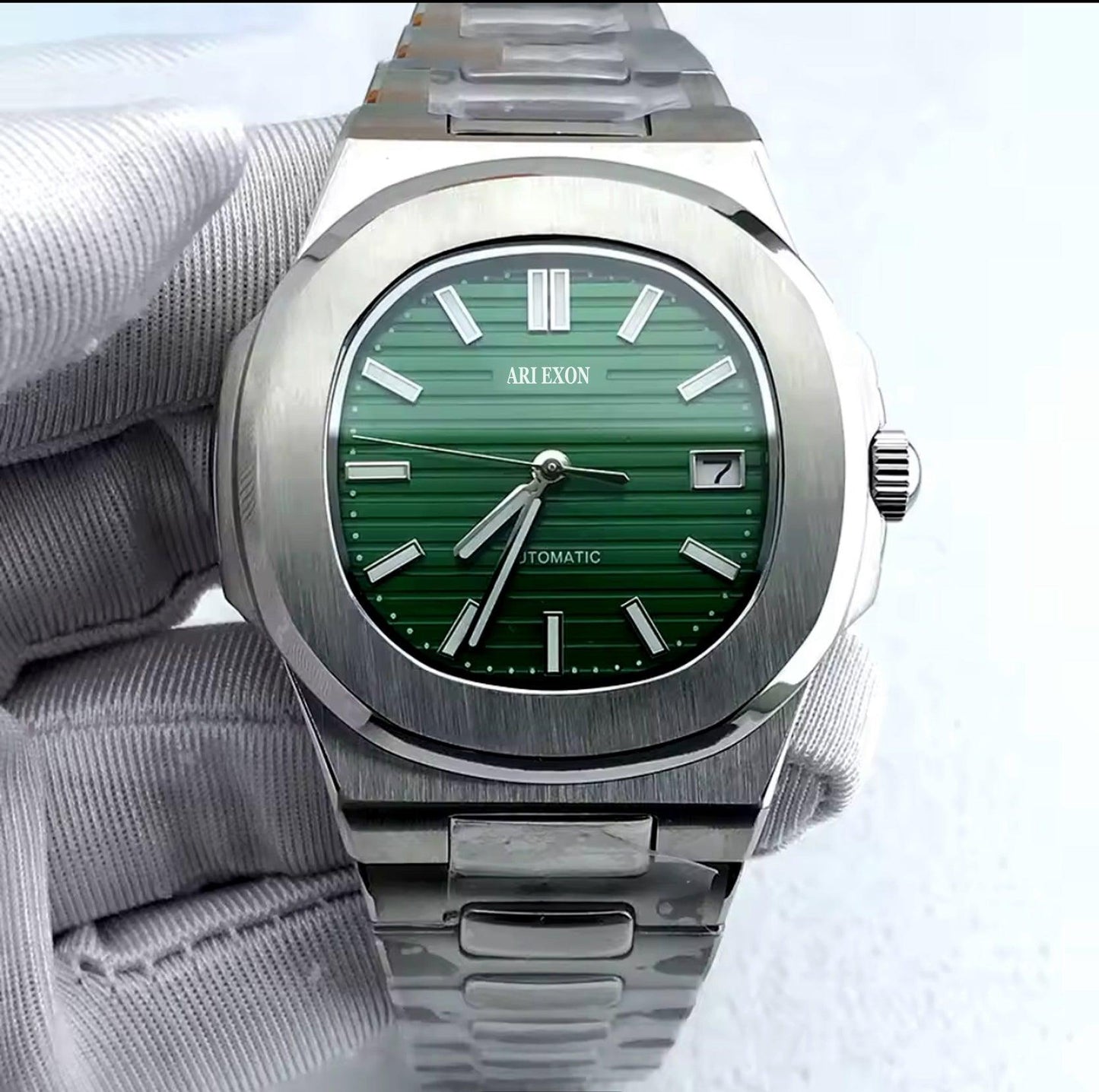 ARI EXON: timeless elegance stainless steel mechanical watch