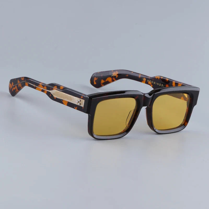 Jacques marie mage Hemmings sunglasses the bossy classic square frame with case