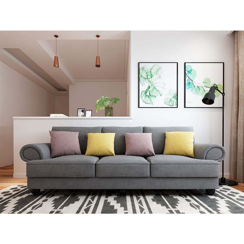 NNEDSZ The Cloud Nine 3-Seater Sofa Slate Grey-0