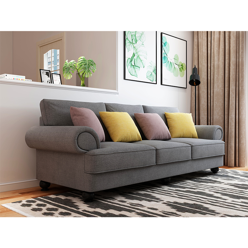 NNEDSZ The Cloud Nine 3-Seater Sofa Slate Grey-1